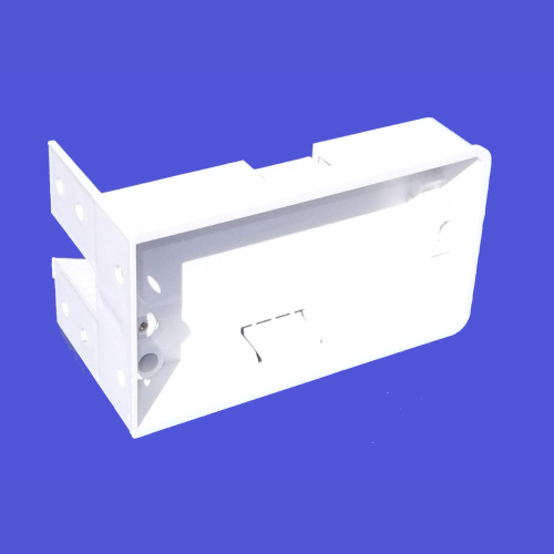 PEMCO 2 Gang PVC Side Fixing Box 137mm x 75mm 