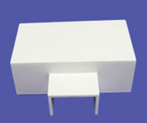 40mm x 25mm to 25mm x 16mm Mini Trunking Reducer Tee (Unequal Tee) – White (10790)