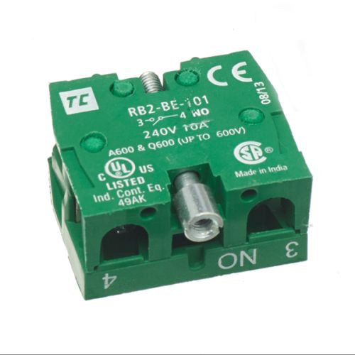 10A N/O Back Mounting Contact - Green