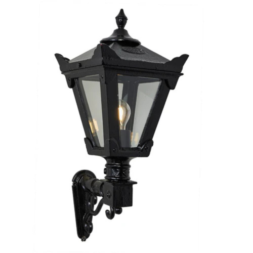 HARTE Victorian Traditional Cast Iron Wall Light with Decorative Arm 0.58m