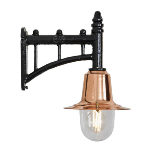 HARTE Copper Railway Style Wall Light Cast Iron