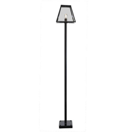 HARTE Contemporary Lamp post in Galvanised Steel 2.7m