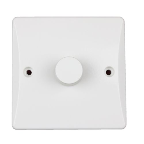 1 Gang, 2 Way Dimmer Switch, Slimeline by Meteor Electrical 