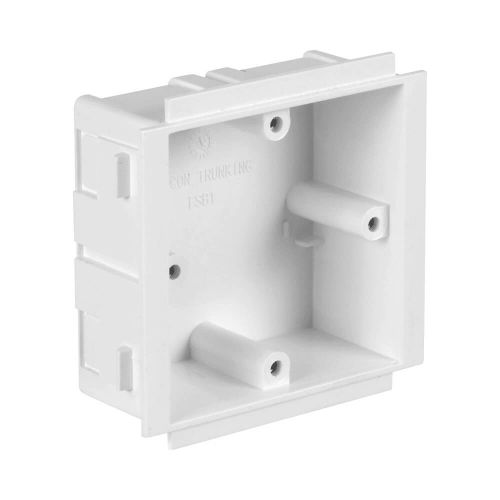 1G 35mm PVC Dado Box for Maxi Trunking with Meteor Electrical 
