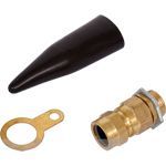 25mm Cable Gland c/w Locknut Shroud & Earthtag