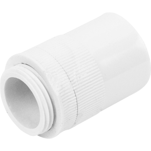 25mm PVC Male Adaptor (Pack of 100) White
