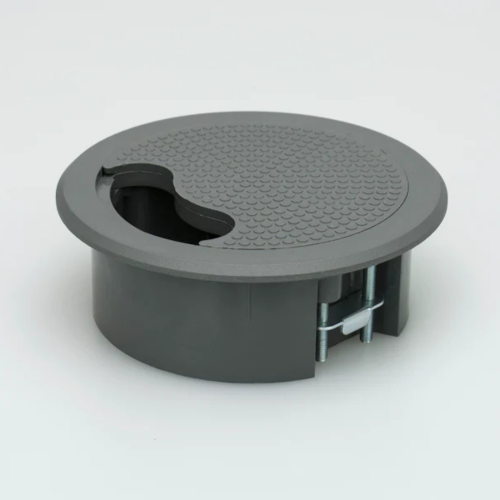 Tass 127mm Plastic Access Grommet c/w Clamp (Grey)