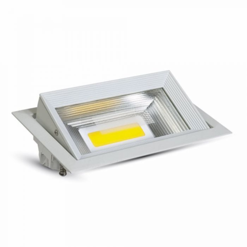 V-TAC 30W LED Zoom Fitting Rectangle Downlight 6400K