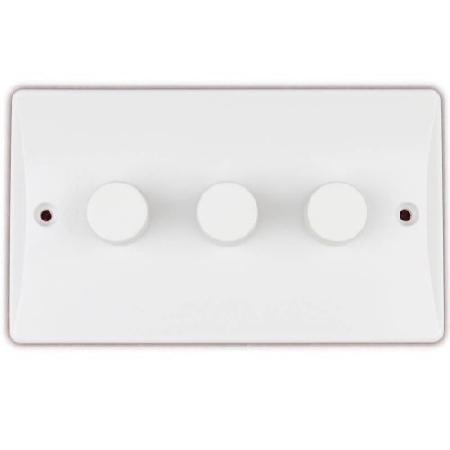 3 Gang LED Dimmer Switch by Meteor Electrical 