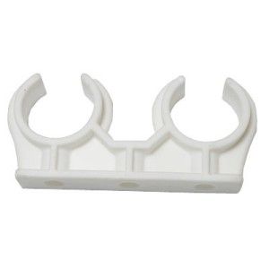 Double Open Clip 22mm  (100 Per Pack)