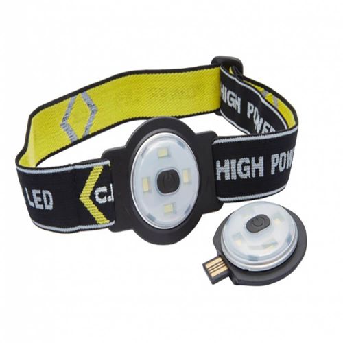 CK's USB Rechargeable LED Head Torch x2 by Meteor Electrical 