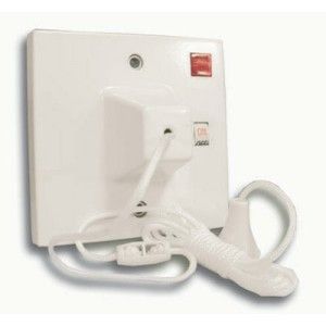 45 Amp DP Pull Cord Switch c/w Neon Off White