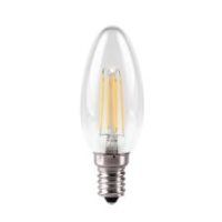 4 Watt E14 Small Screw Cap Candle (Clear) Filament LED 2700K