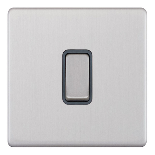 Selectric 10 Amp Intermediate Switch 1 Gang X-Rated Grey Insert