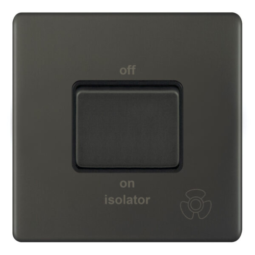 Selectric 10 Amp 3 Pole Fan Isolator Switch  X-Rated Dark Bronze
