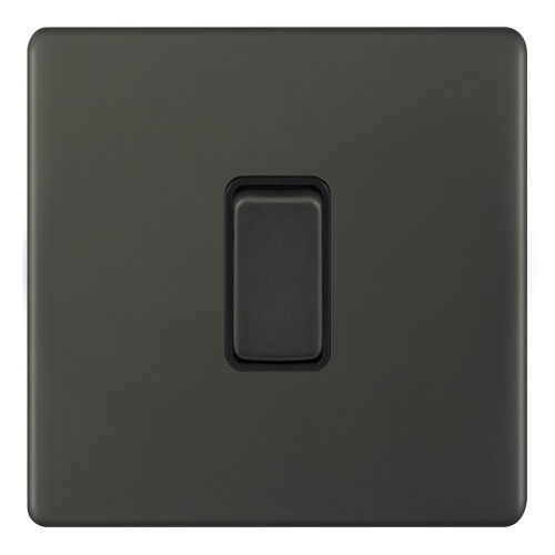 Selectric 20 Amp DP Switch Dark Bronze Black Insert