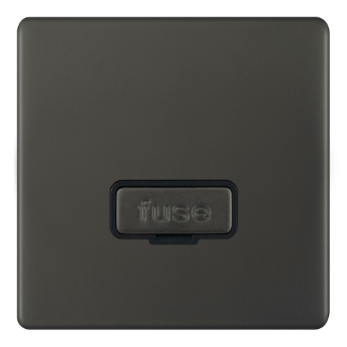 Selectric 13 Amp Fused Connection Unit Dark Bronze