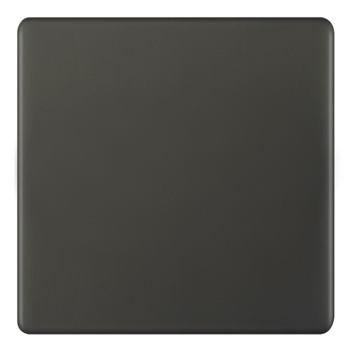 Selectric 1 Gang Blanking Plate Dark Bronze