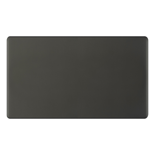 Selectric 2 Gang Blanking Plate Dark Bronze