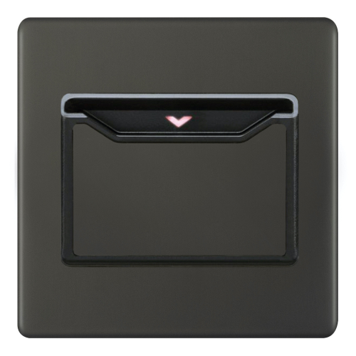 Selectric 32A 1 Gang Key Card Switch Dark Bronze