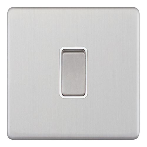 Selectric 20 Amp DP Switch Satin Chrome