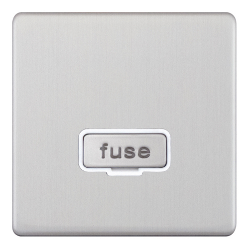 Selectric 13 Amp Fused Connection Unit Satin Chrome