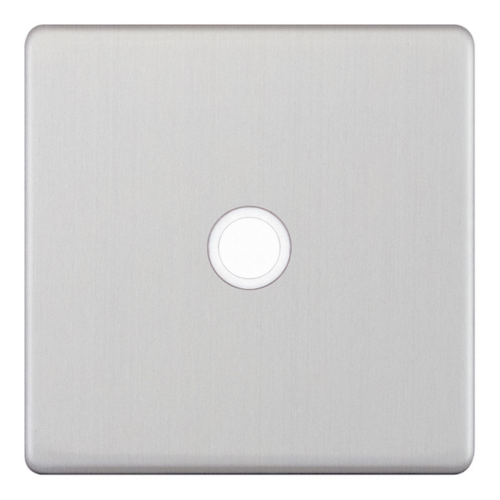 Selectric 20 Amp Cable Outlet Centre Entry Satin Chrome
