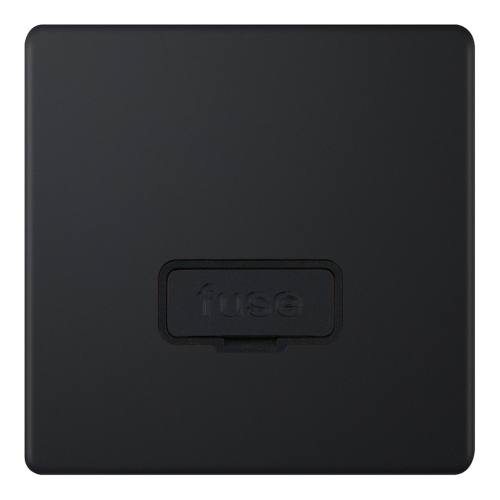 Selectric 13 Amp Fused Connection Unit Matt Black