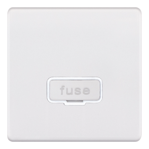 Selectric 13 Amp Fused Connection Unit Matt White