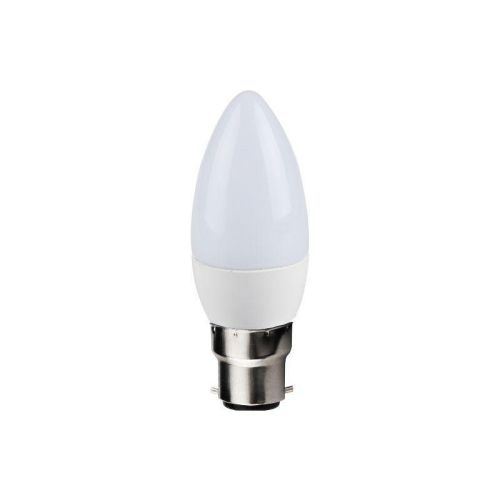 5 Watt B22d Bayonet Cap Dimmable LED Frosted Candle Lamp