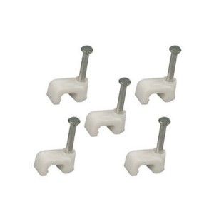 6.0mm Flat Twin & Earth Cable Clips (100 per pack)