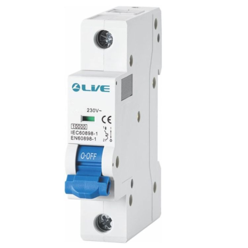 Live Electrical 63A Single Pole 10kA Type C MCB