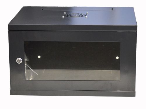 6U 400mm Deep Standard Duty Wall Rack Comms Cabinet