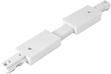 Kosnic 1 circuit track adjustable corner connector white
