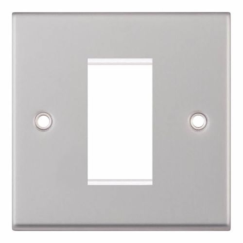 1 Aperture - Satin Chrome by Meteor Electrical 