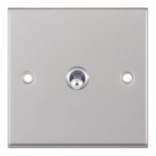 Selectric 10 Amp Toggle Switch 1 Gang 2 Way Satin Chrome