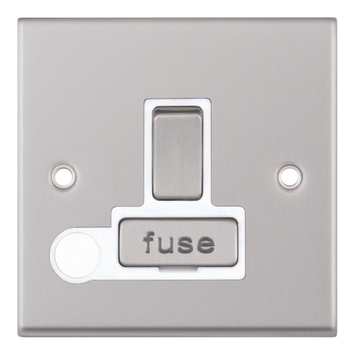 Selectric 13 Amp Fused Connection Unit DP Switched with Flex