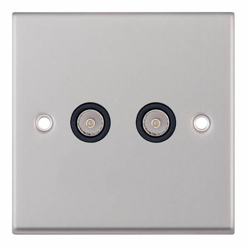 Selectric Double Aerial socket- Meteor Electrical