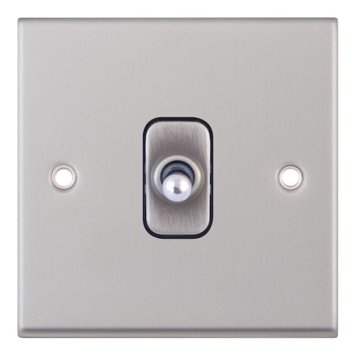 Selectric 10 Amp Intermediate Toggle Switch 1G Satin Chrome 