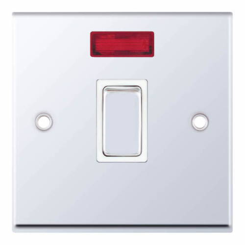 Selectric 20 Amp DP Switch with Neon Polished Chrome