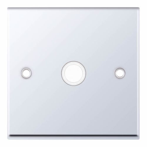 Selectric 20 Amp Cable Outlet Centre Entry Polished Chrome