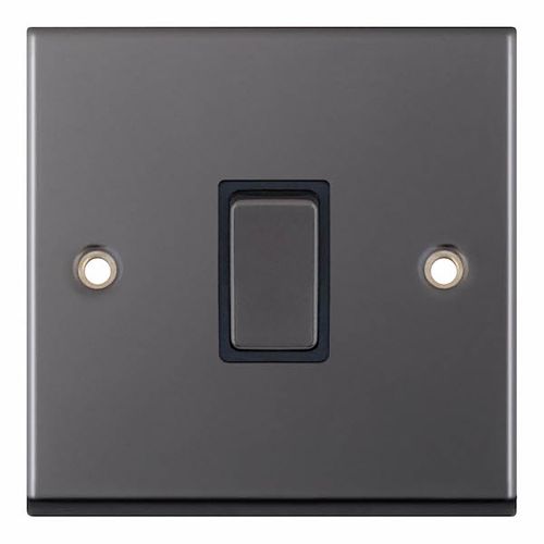 20 Amp DP Switch - Black Nickel with Black Insert 