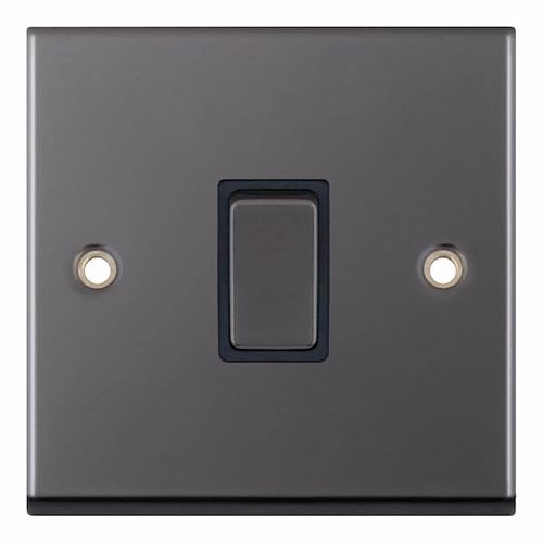 20 Amp DP Switch - Black Nickel with Black Insert 