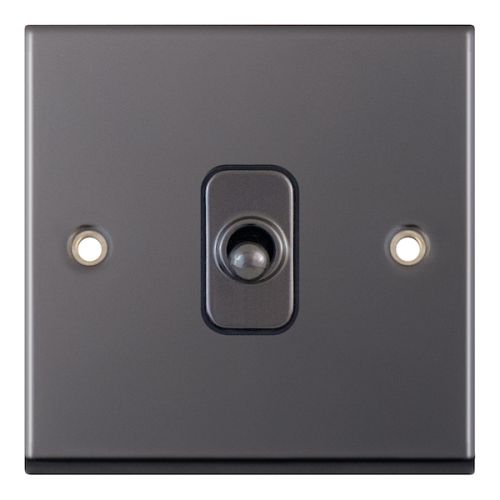 Selectric 10 Amp Intermediate Toggle Switch 1 Gang Black Nickel 