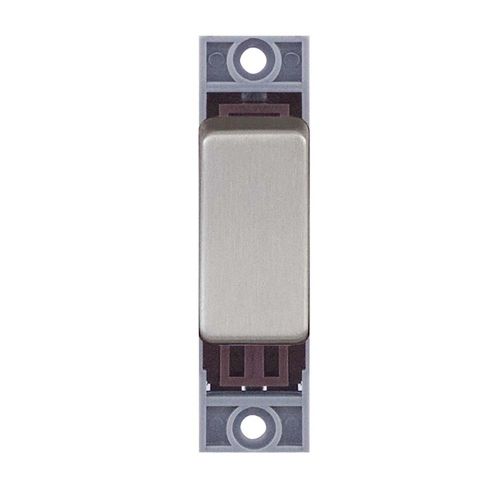 10 Amp Intermediate Modular Switch - Satin Chrome 