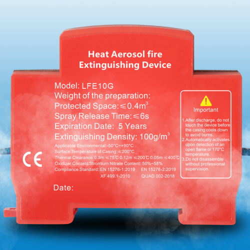 Live Electrical Heat Aerosol Fire Extinguishing Device