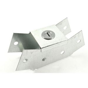 50x50mm Galvanised Trunking 45° Internal Bend