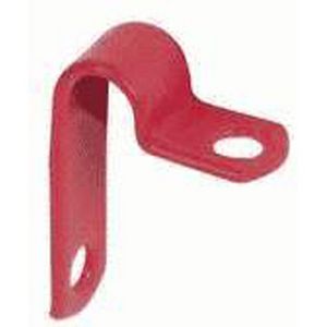 Red 9mm Clips For Firecable (2Core1.5) 100 Per Pack
