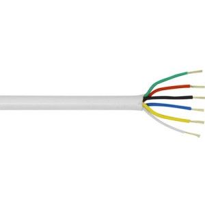 4 Core Alarm Cable White (100mt coil)