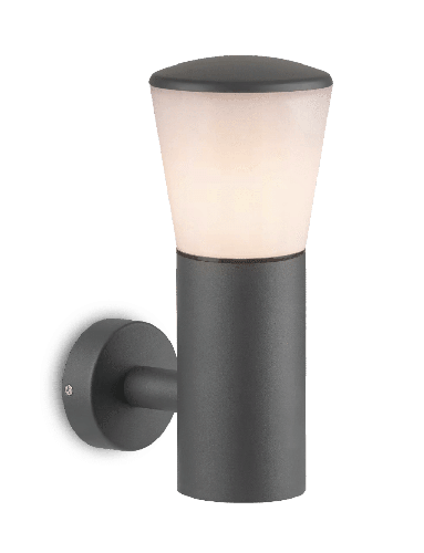 Kosnic Albury exterior wall light Opal E27 lamp holder